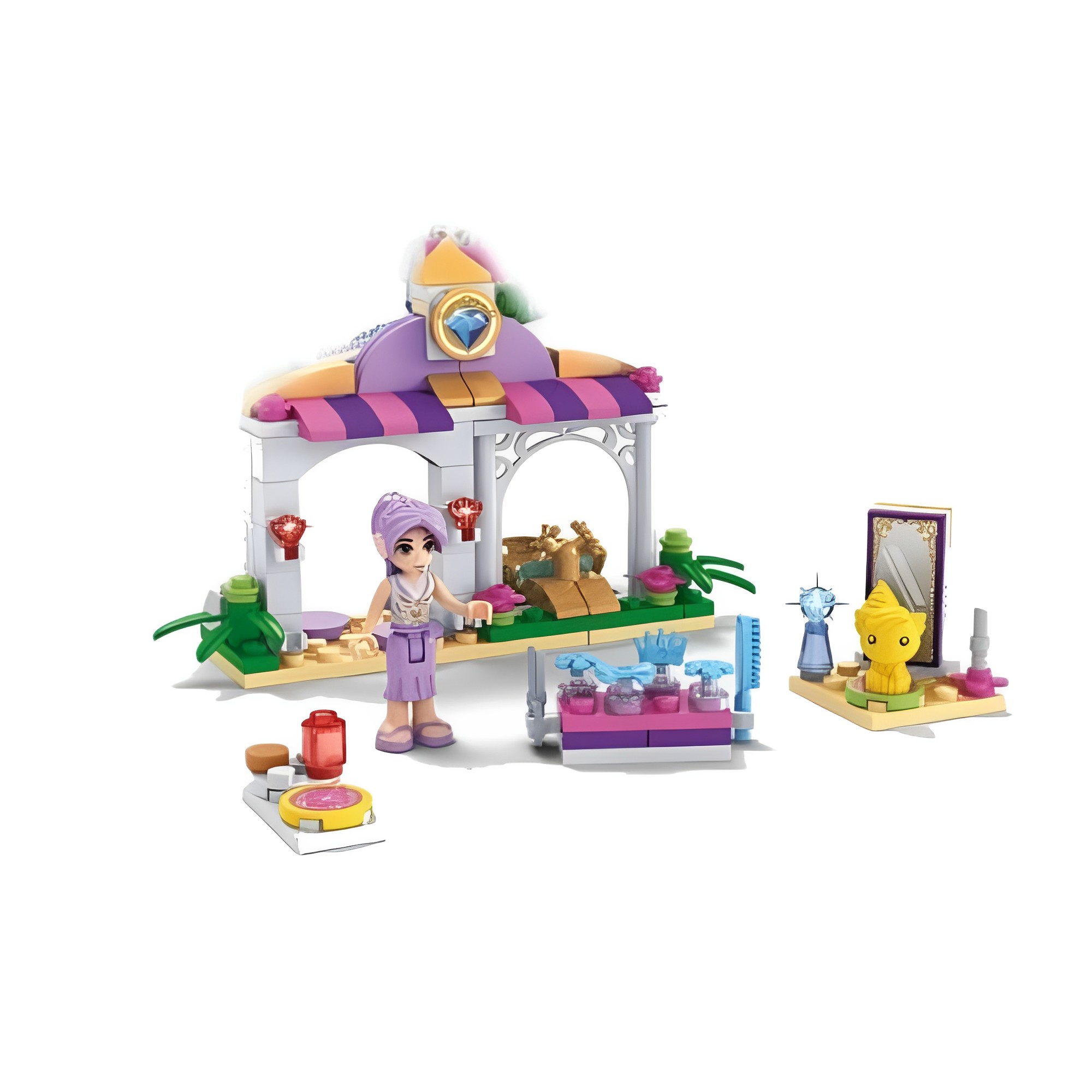 Brinquedo de Montar Fadas Pet Encantado 104 Peças Xalingo -  03787