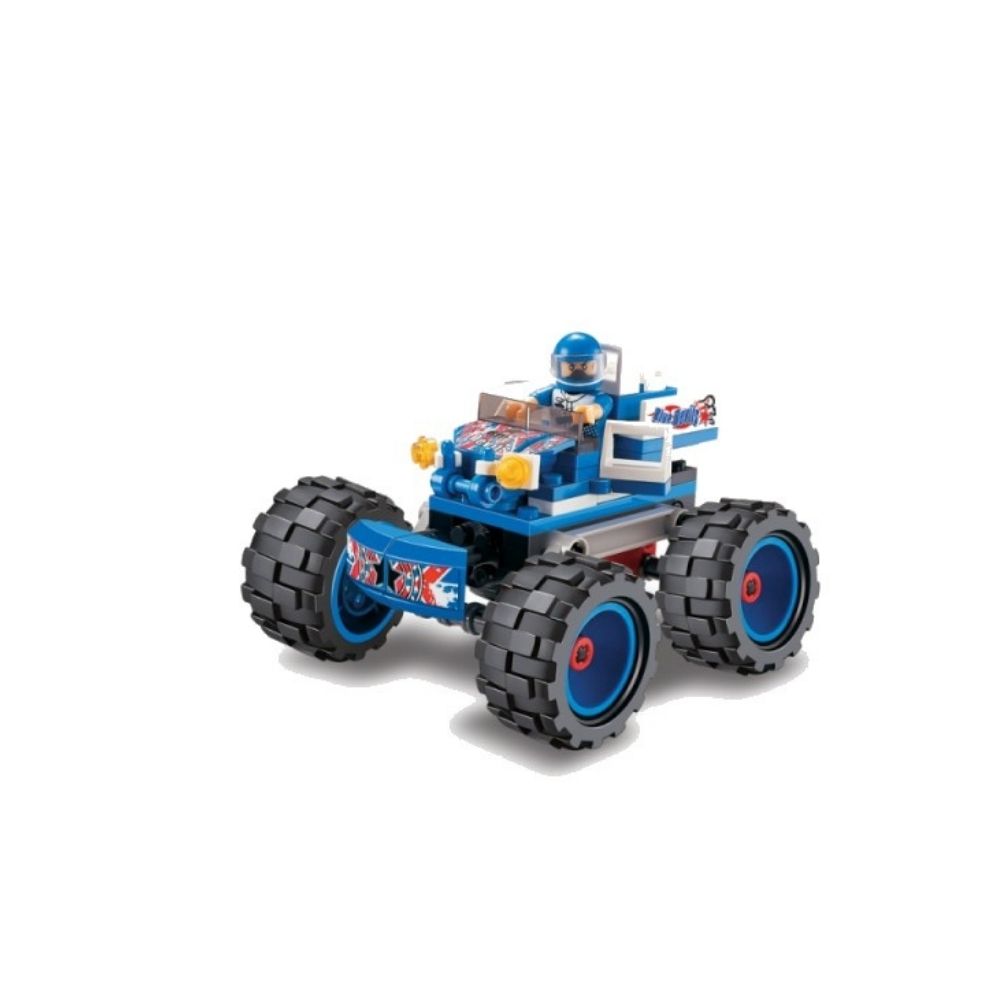 Blocos de Encaixe Monster Truck Azul 107 Peças Xalingo - 05554