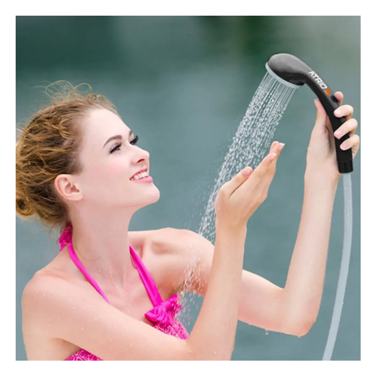 Ducha Portátil Easy 2,5L/min 9,8W 2,2mAh 3,6V Atrio - ES274