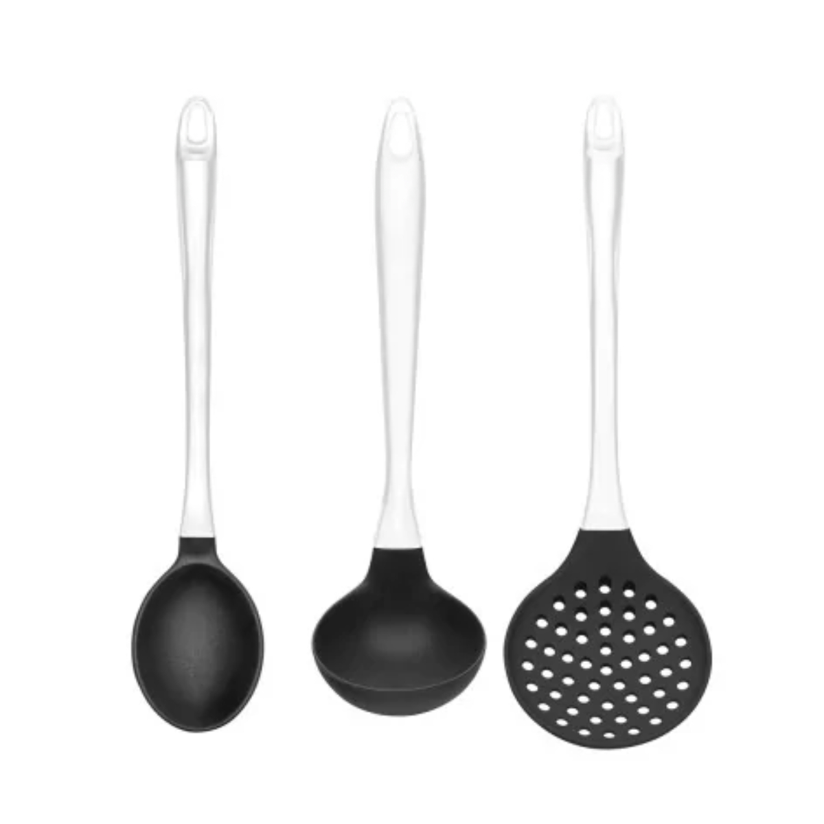 Kit para Servir de Silicone Cabo em Acrilico Colher, Concha e Escumadeira Multilaser - UD032