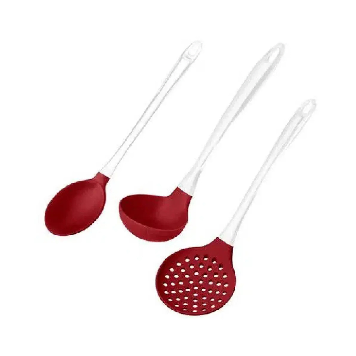Kit para Servir de Silicone Cabo em Acrilico Vermelho Multilaser - UD037