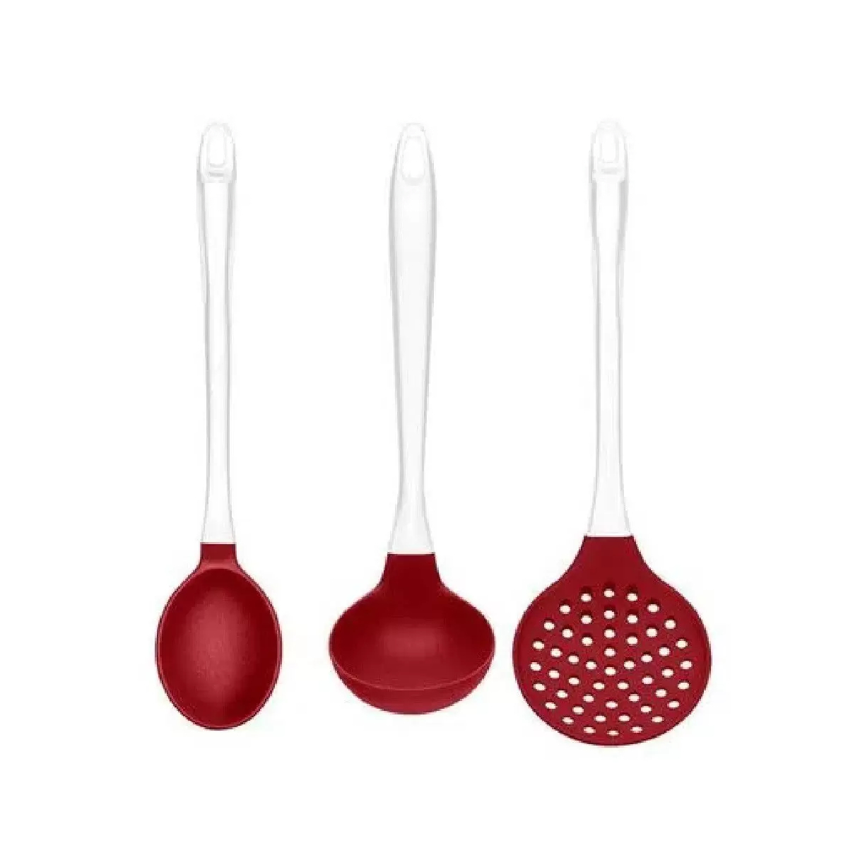 Kit para Servir de Silicone Cabo em Acrilico Vermelho Multilaser - UD037