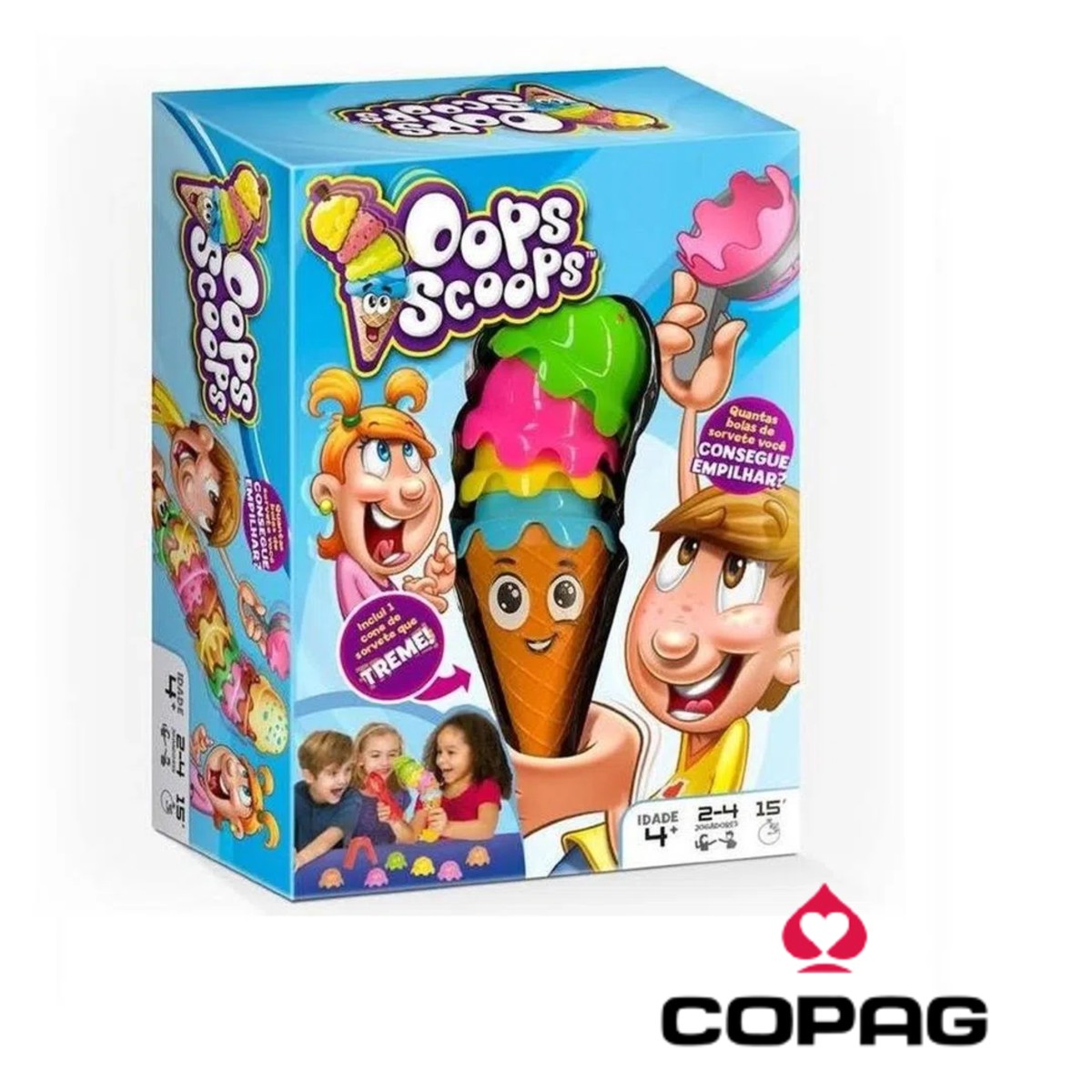 Brinquedo Jogo de Tabuleiro Oops Scoops Copag - 88057