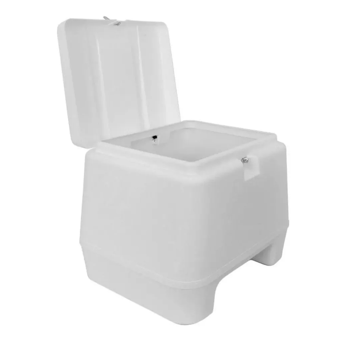 Baú Bauleto 80 Litros Branco para Moto Plástico Injetado Pro Tork - BP-05BC