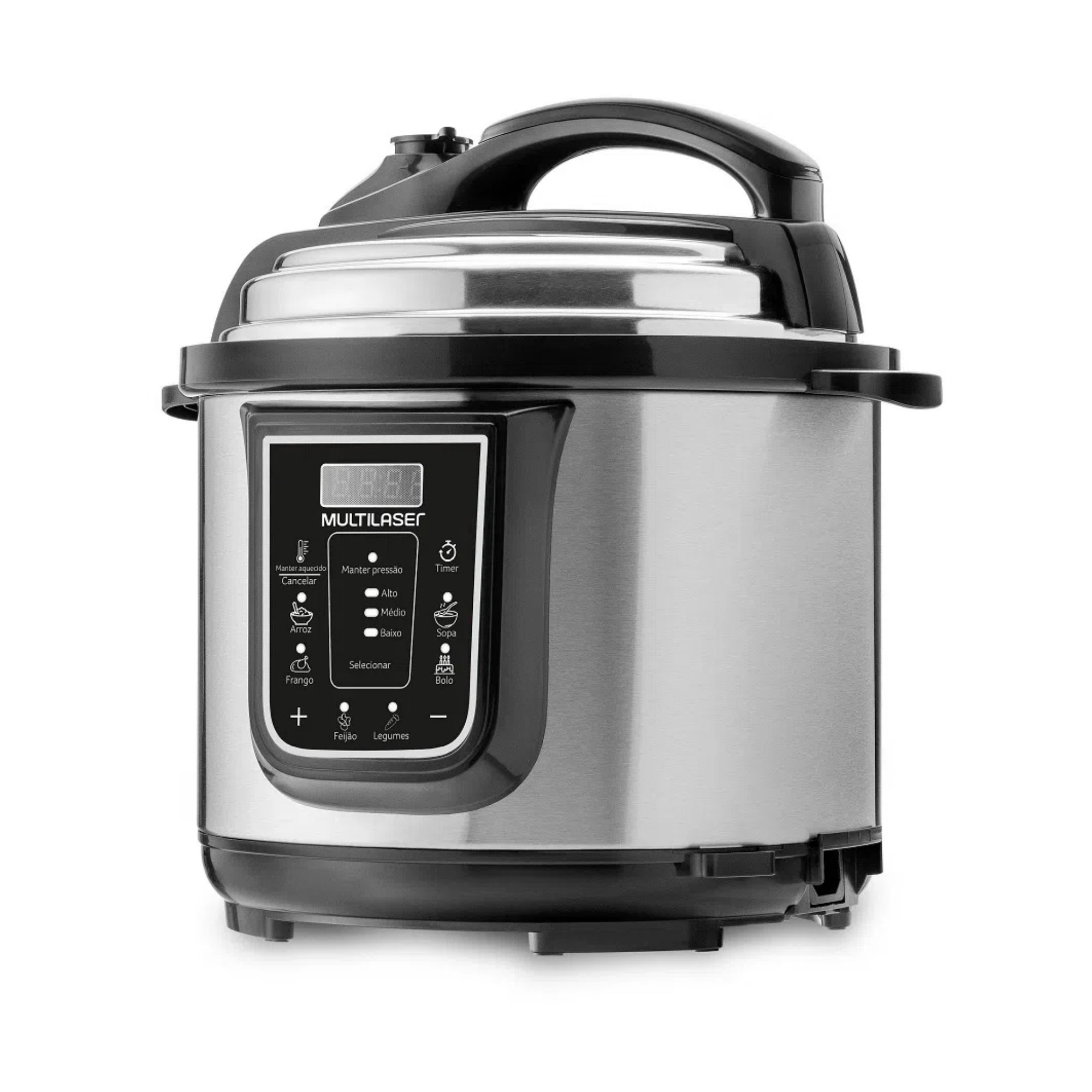 Panela de Pressão Elétrica 4L Multilaser 127V Preto -  CE096