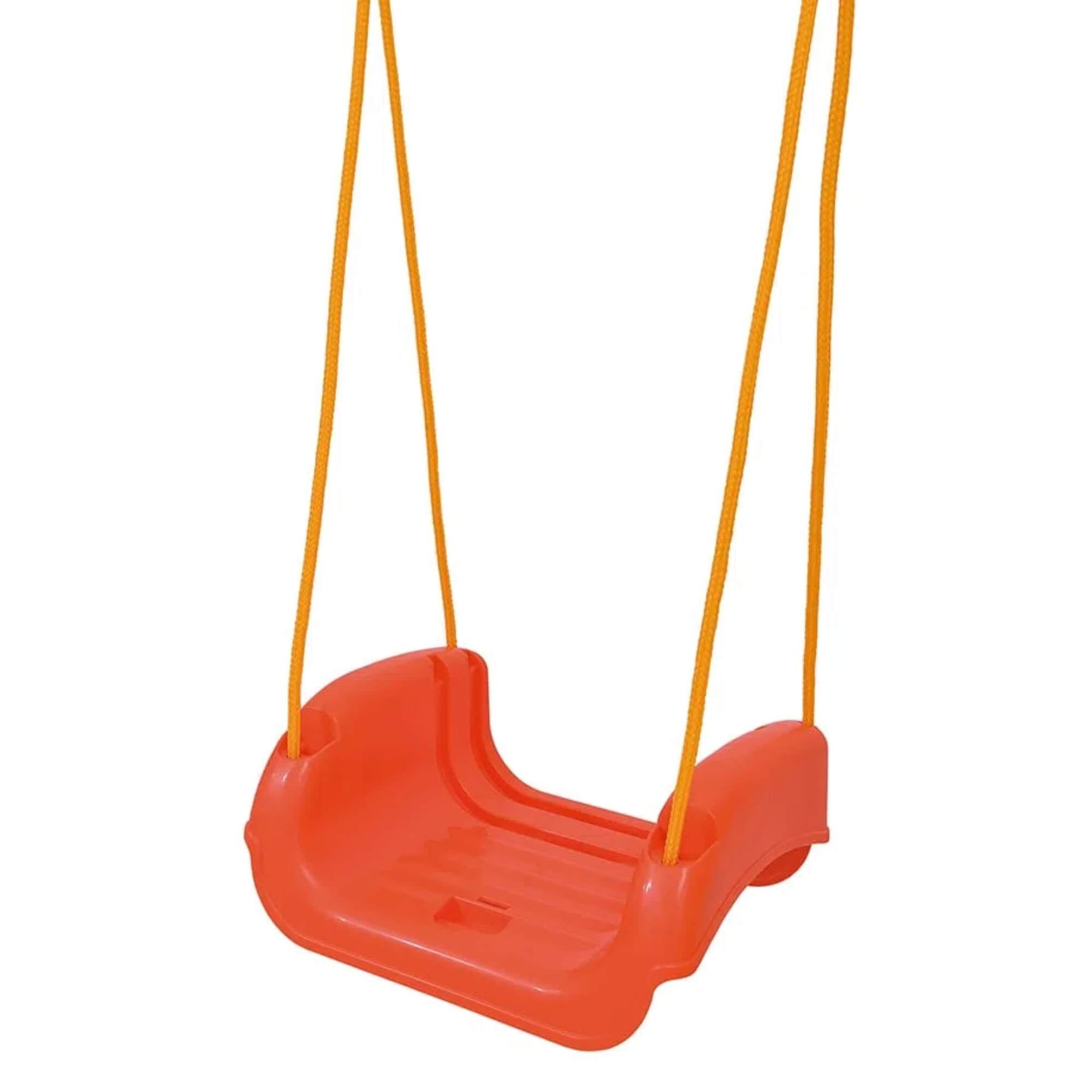 Balanço Infantil Fofossauros até 23kg A partir de 1 ano Verde e Laranja Xalingo - 09254