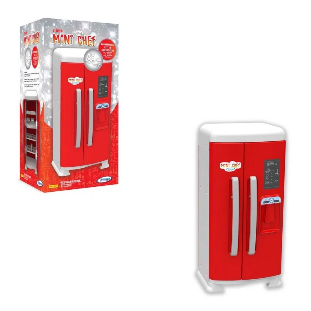 Refrigerador Mini Chef Vermelho Xalingo - 04487