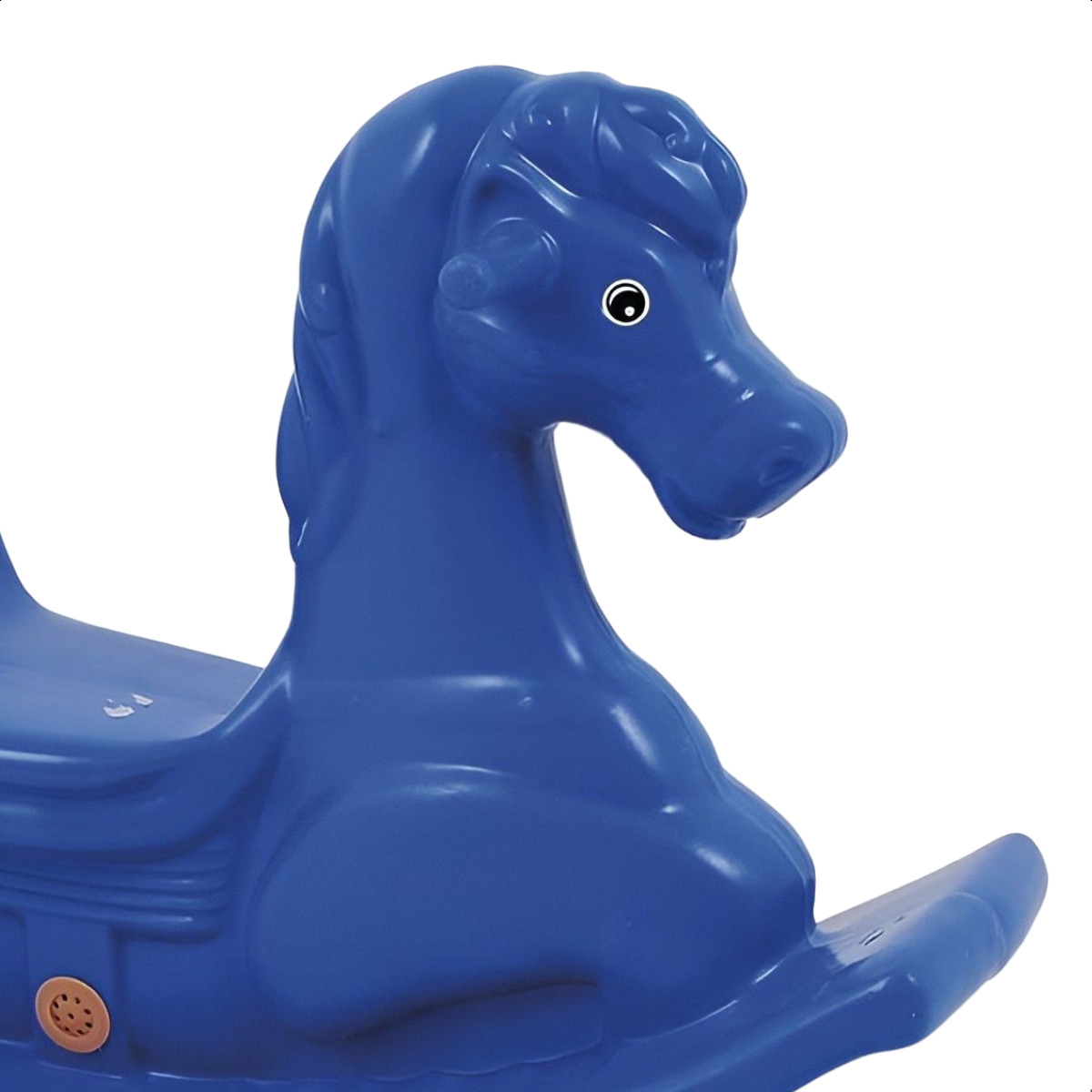 Gangorra Infantil Individual Anda Cavalinho Azul Com Som Xalingo - 09377