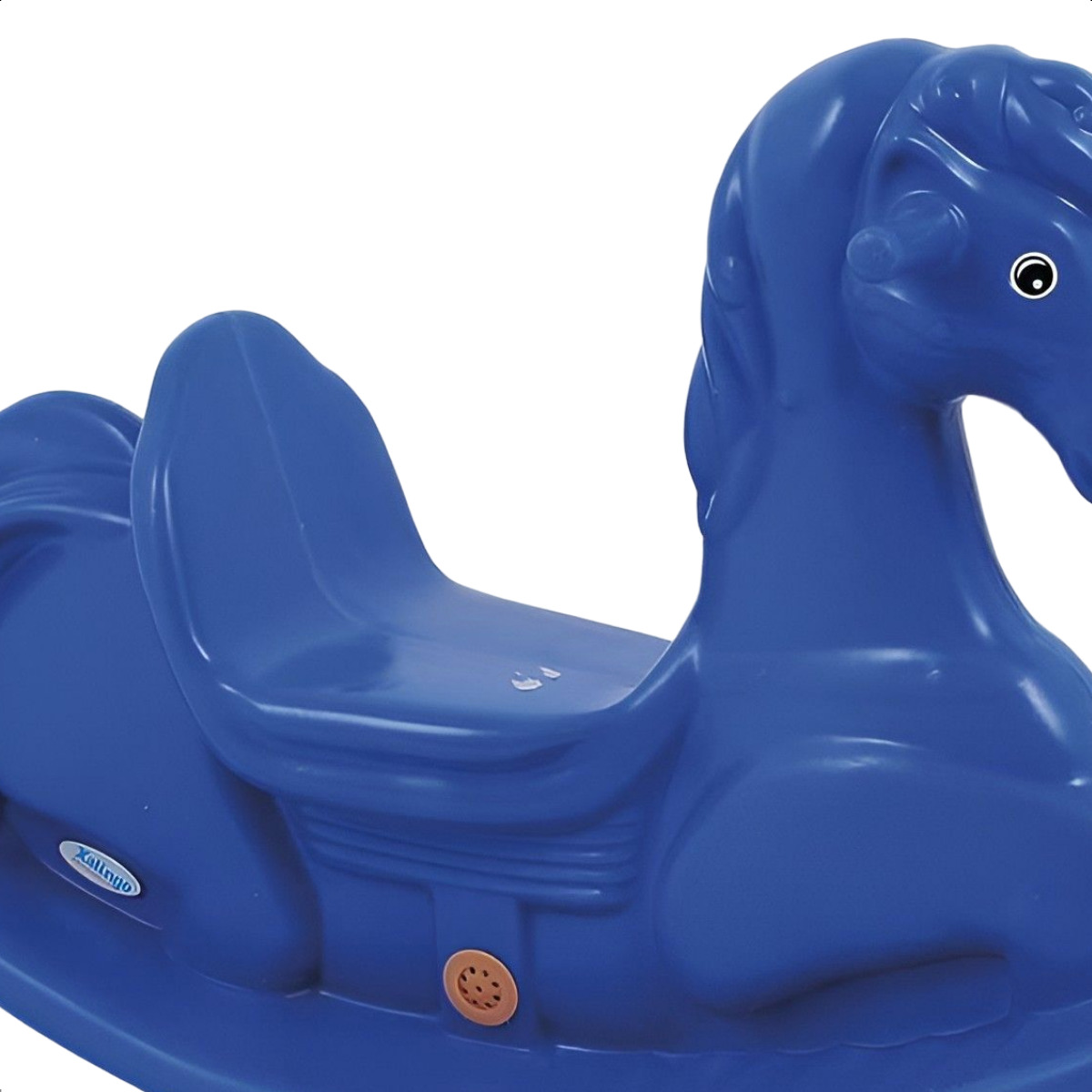 Gangorra Infantil Individual Anda Cavalinho Azul Com Som Xalingo - 09377