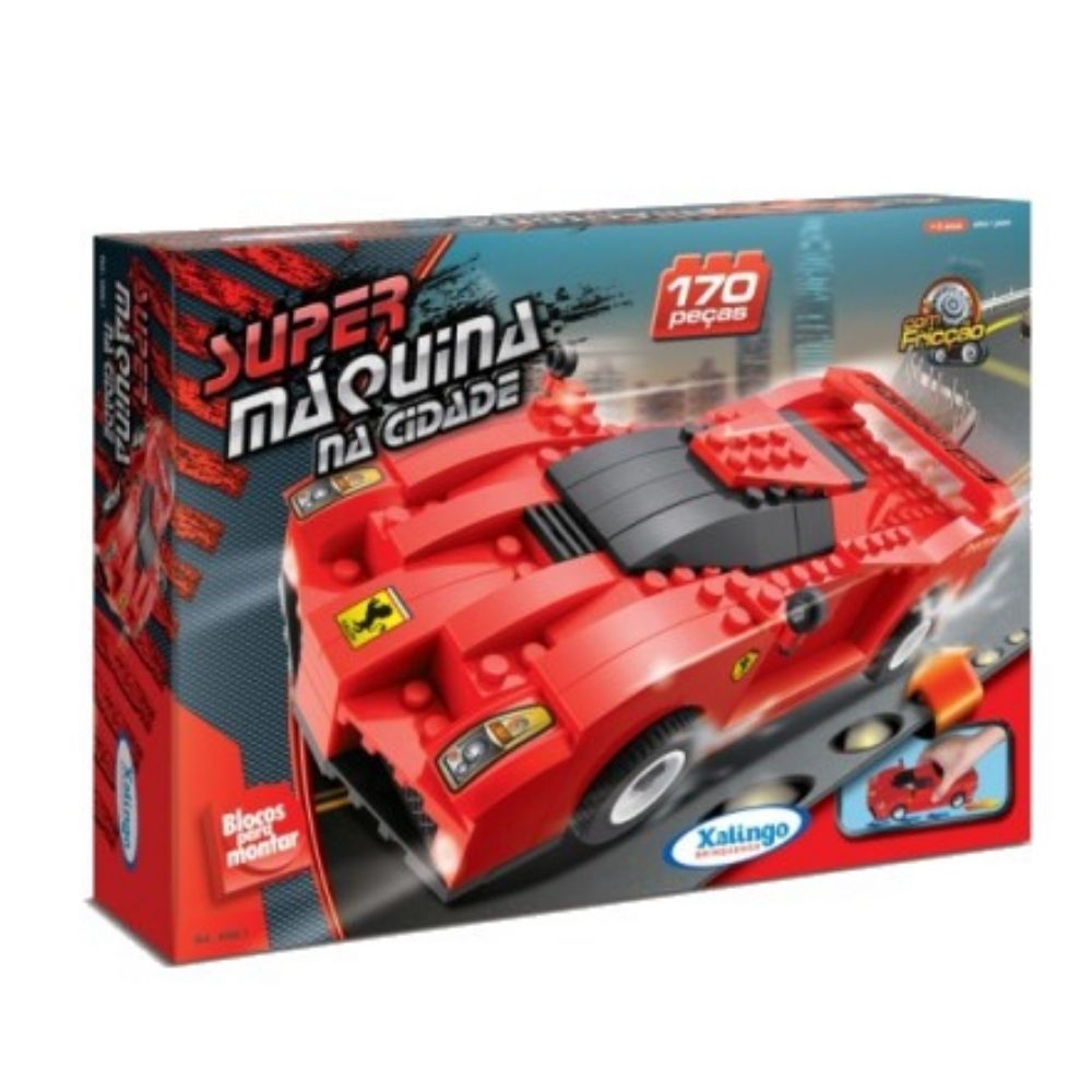 Brinquedo de Montar Super Máquina na Cidade 170 Peças Xalingo -   05687