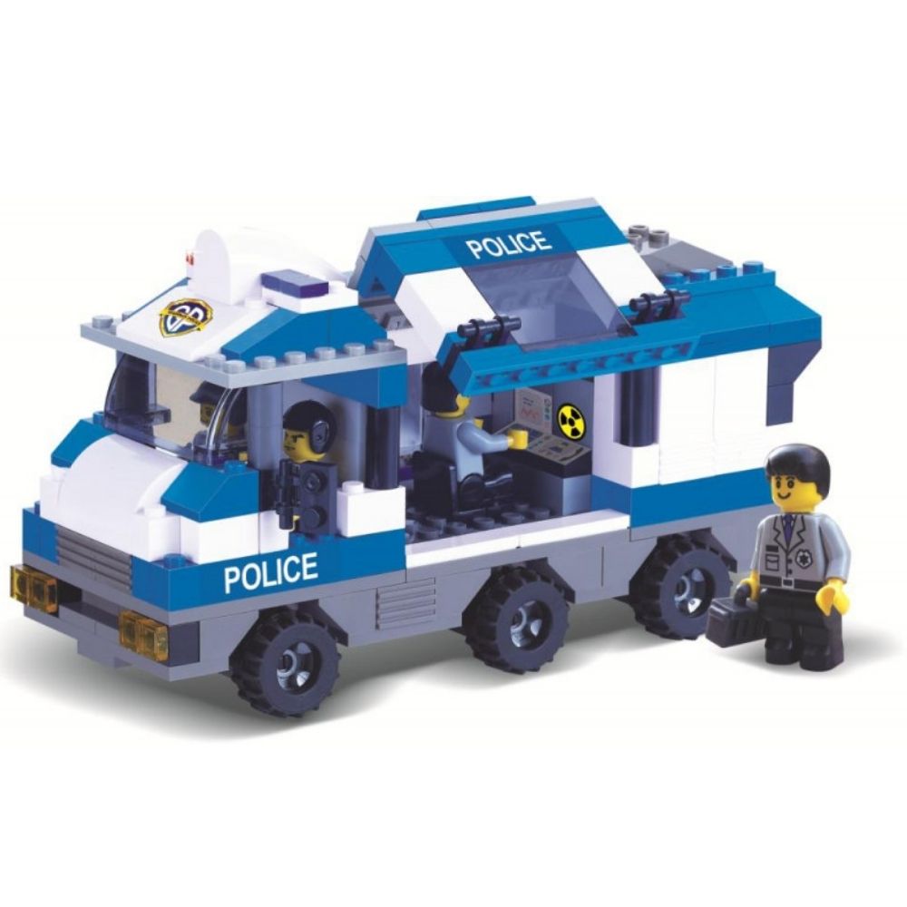 Brinquedo de Montar Defensores da Ordem Polícia 268 Peças Xalingo - 06843