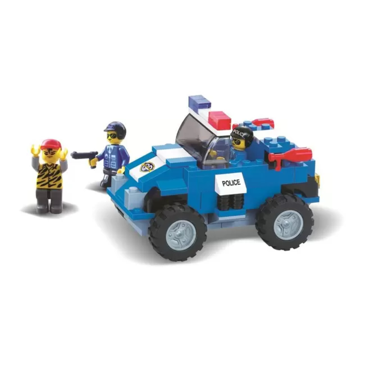 Brinquedo de Montar Defensores da Ordem Polícia 119 Peças Xalingo - 06832