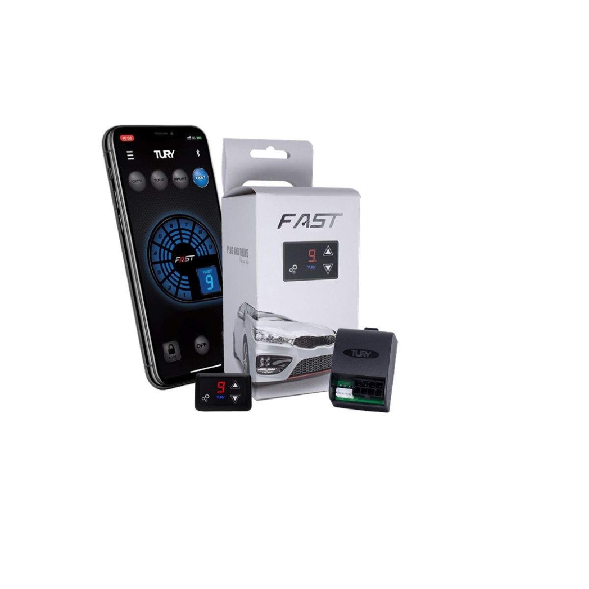 Modulo de Aceleração Citroen C4 Picasso / C4 Grand Picasso Tury FAST2.0 K