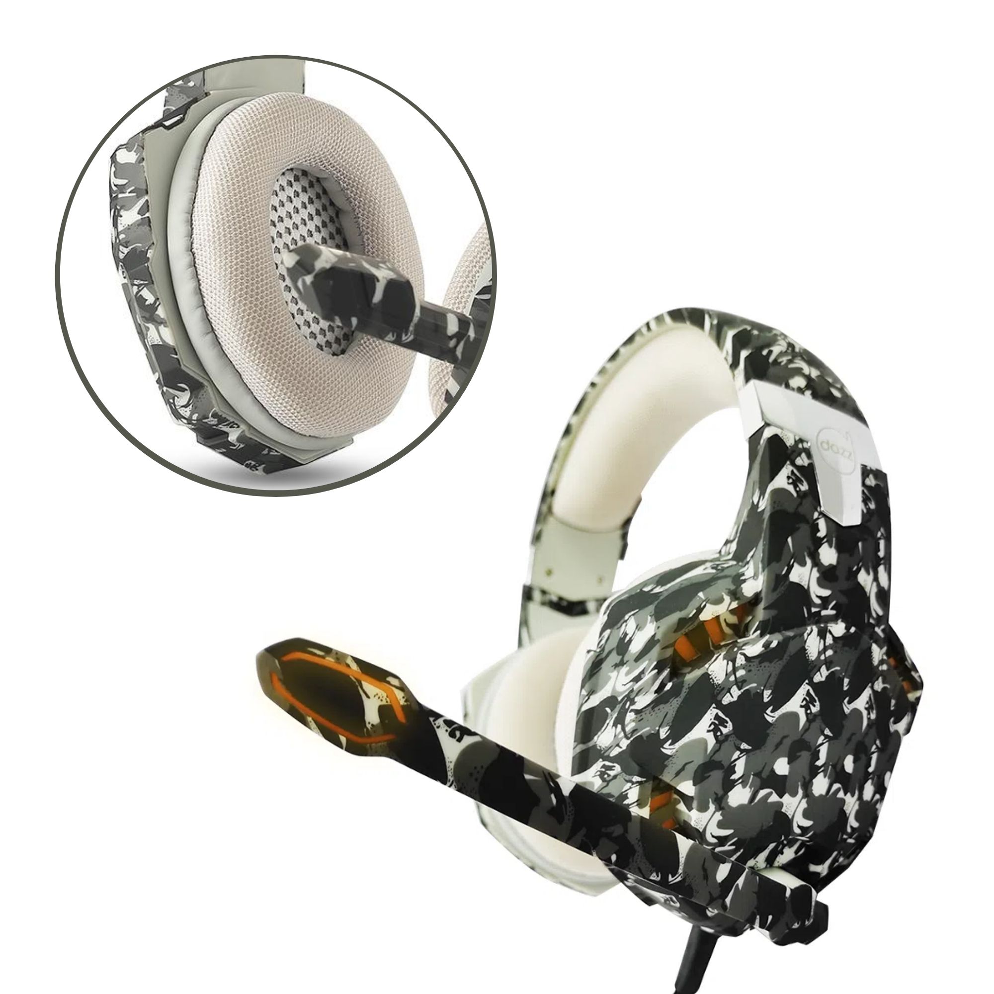 Headset Special Forces Colors Series Arctic 3.5 Mm P3 Dazz 62000018