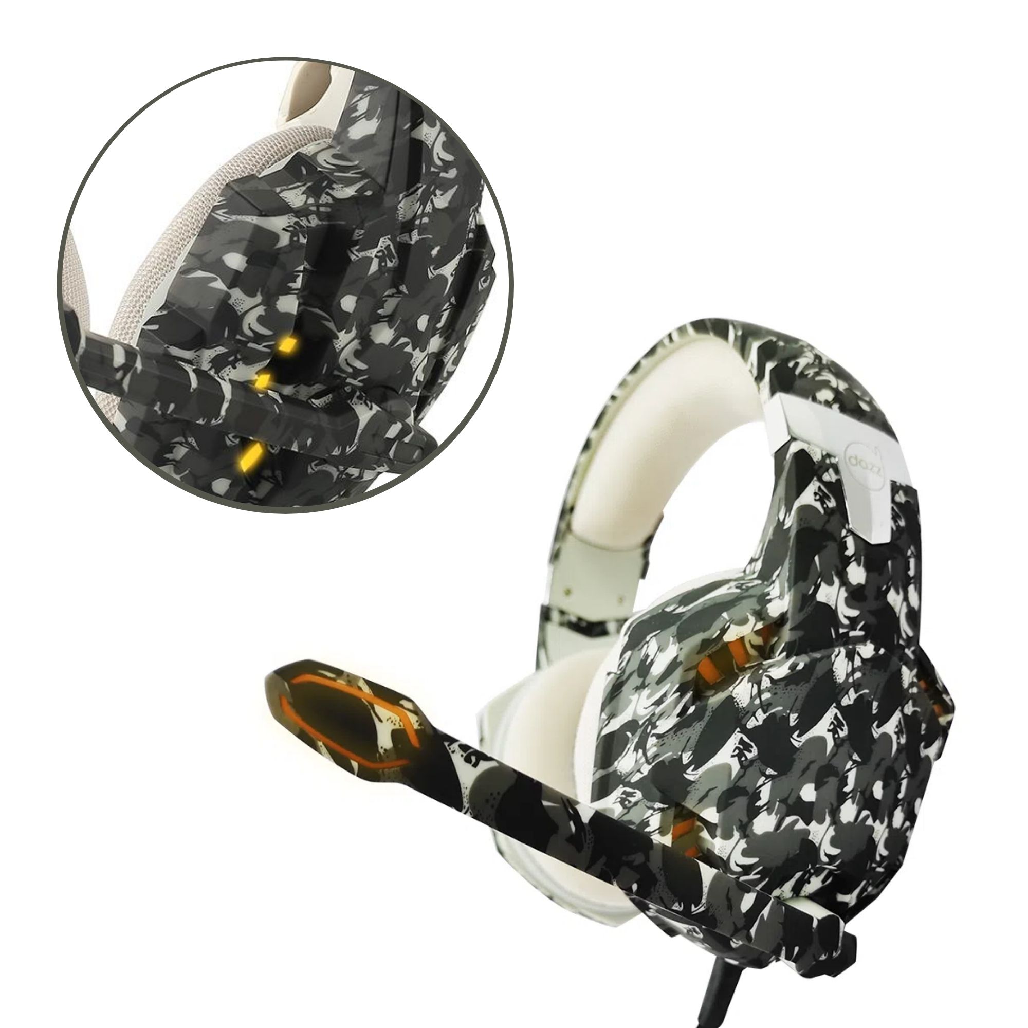 Headset Special Forces Colors Series Arctic 3.5 Mm P3 Dazz 62000018