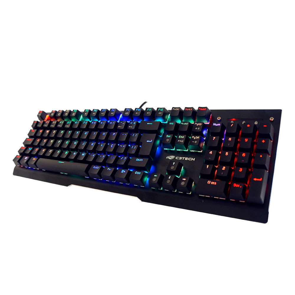 COMP Kit Gamer Teclado Switch Blue com Mouse Harpy 3200DPI e Headset USB Harrier