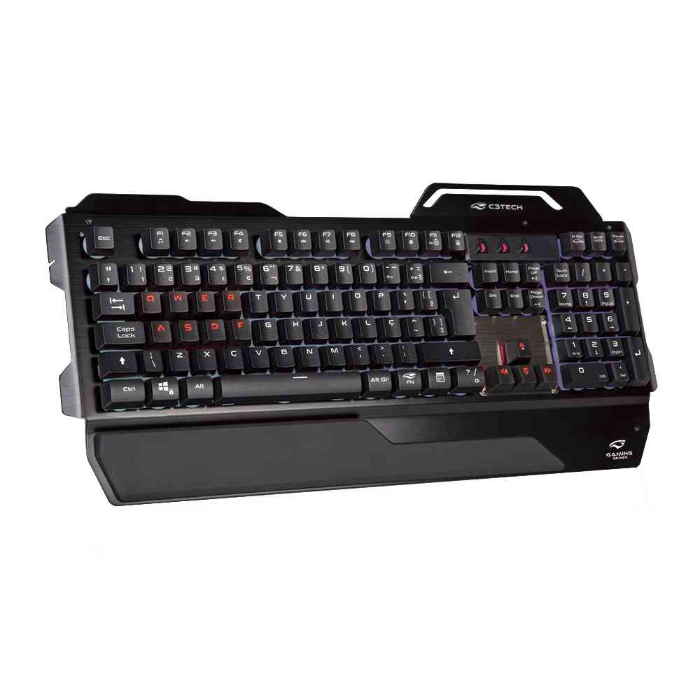 Kit Gamer Teclado USB KGM-500BK com Mouse Gamer Fatality 3500DPI e Headset Special Forces Jungle