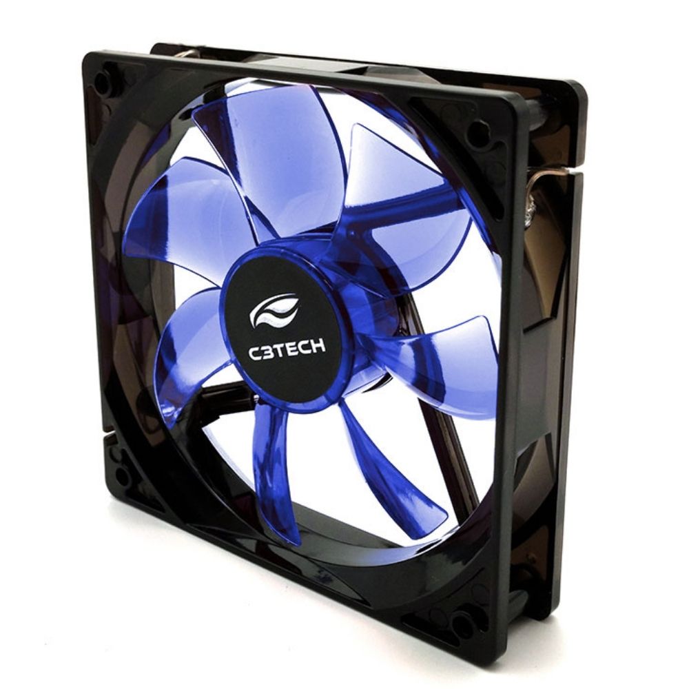 Cooler para Gabinete 120X120 LED Azul STORM C3Tech F7-L100BL
