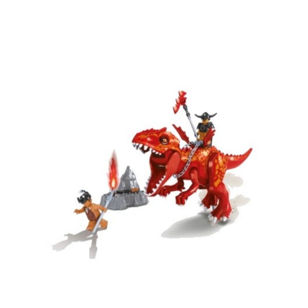 Brinquedo Blocos para Montar Rex Dominado 70 peças Xalingo - 03898