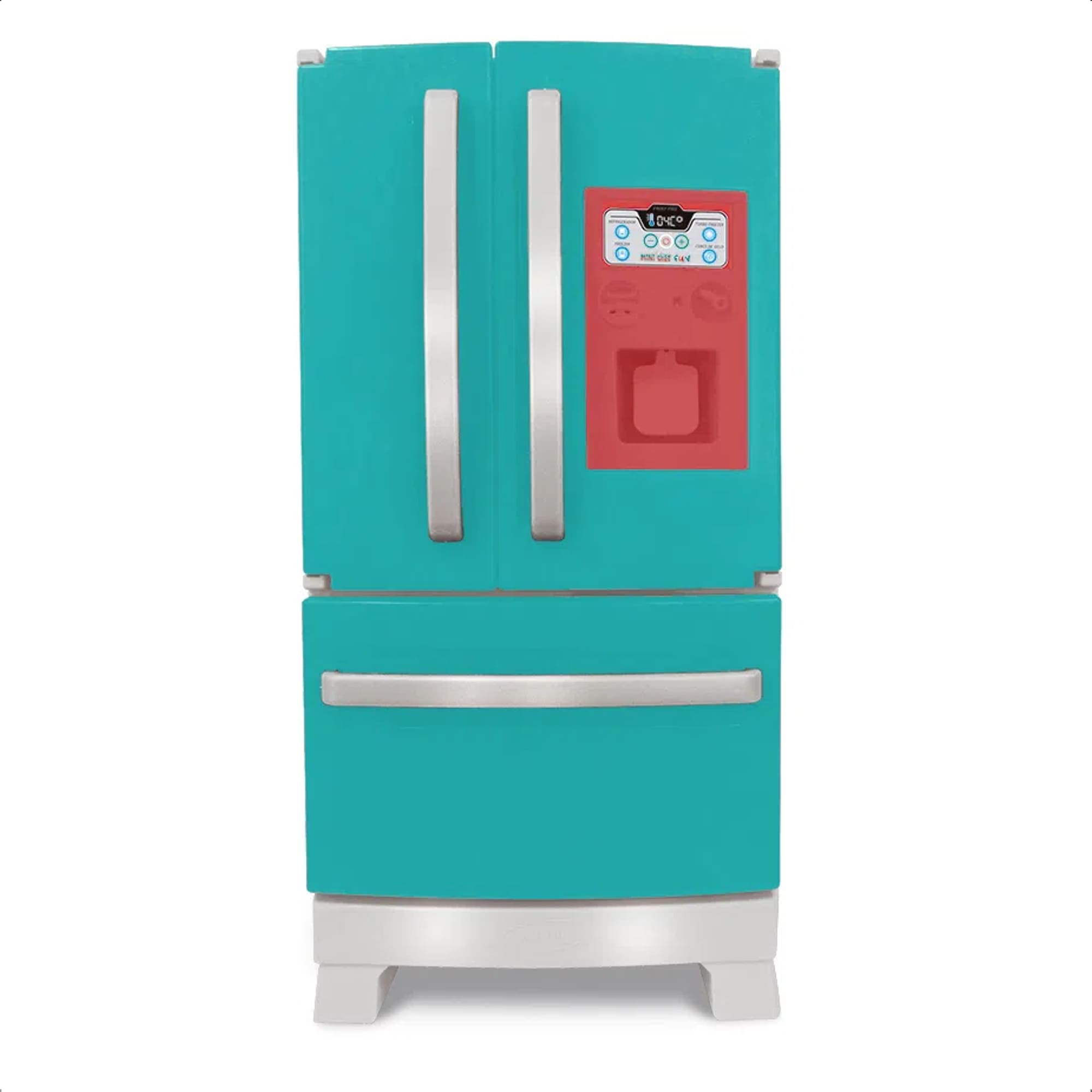 Geladeira de Brinquedo Refrigerador Infantil Side By Side Mini Chef Fun Xalingo - 0444.3