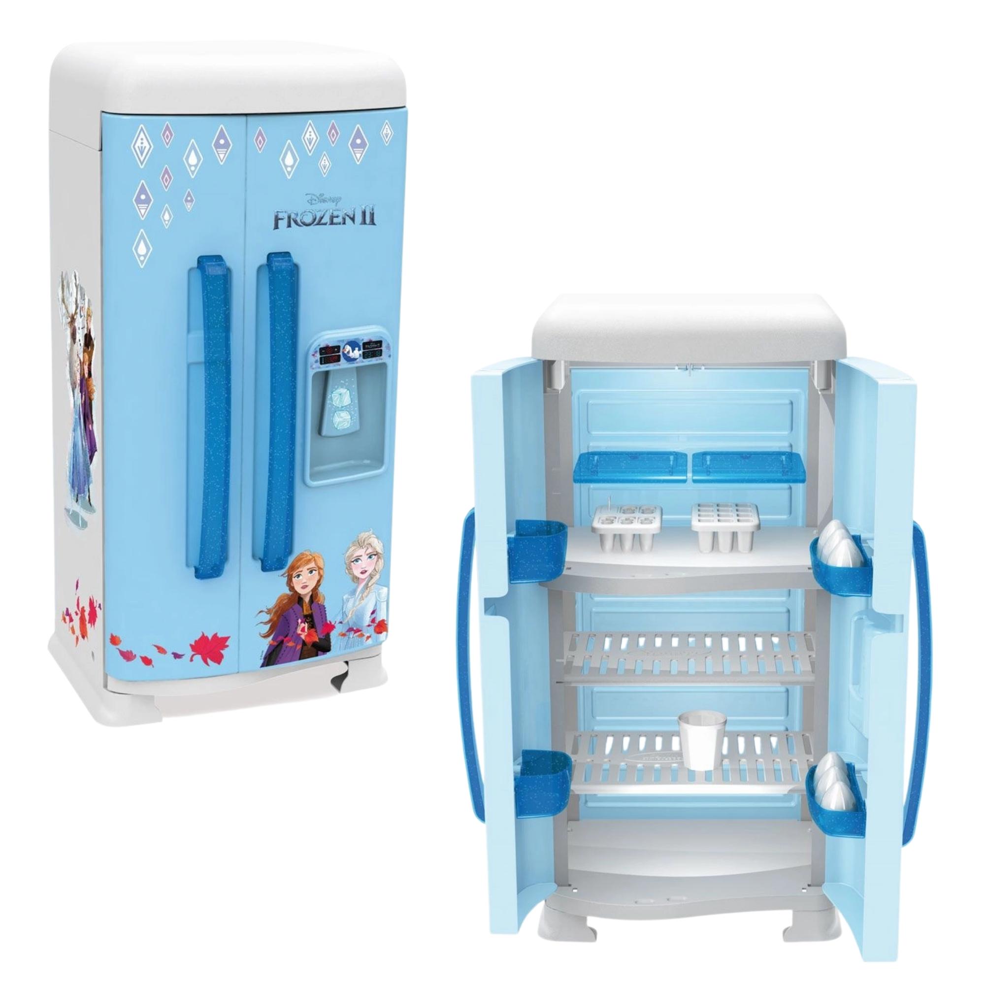 Brinquedo Refrigerador Geladeira Infantil Frozen 2 com Acessórios Xalingo - 2000.9