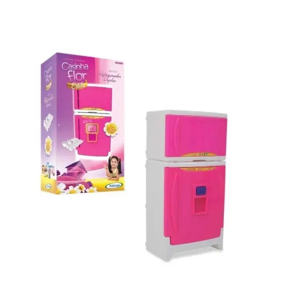 Refrigerador Duplex Casinha Flor Estilo Xalingo - 0482.1