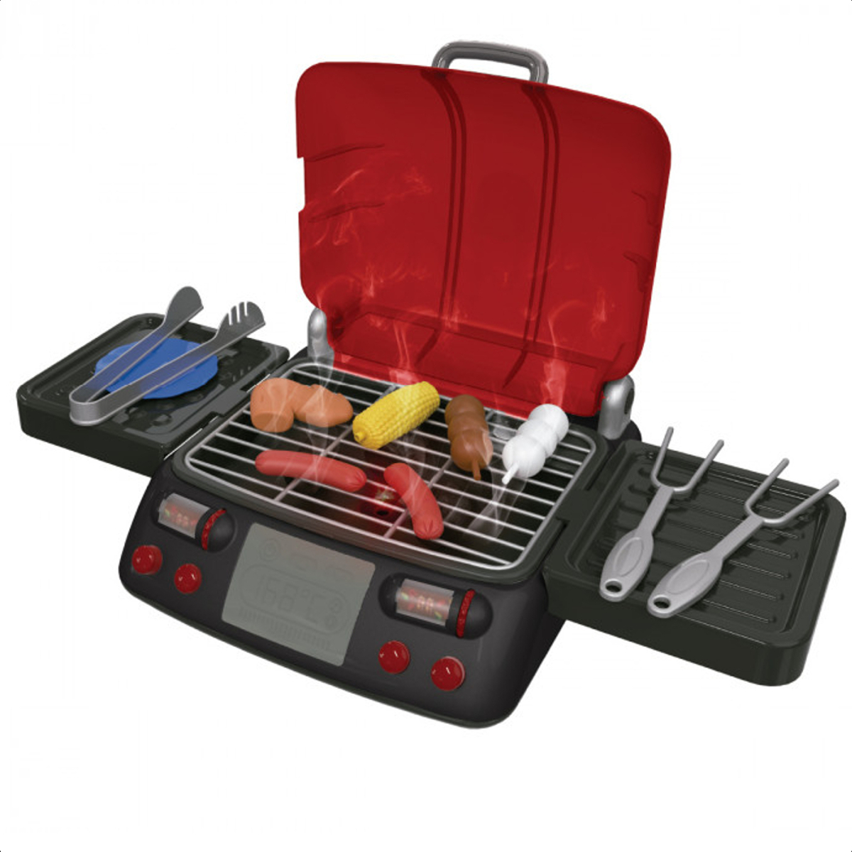 Brinquedo Churrasqueira Infantil Mini Chef com Som Luzes e Solta Fumaça - Xalingo 11509