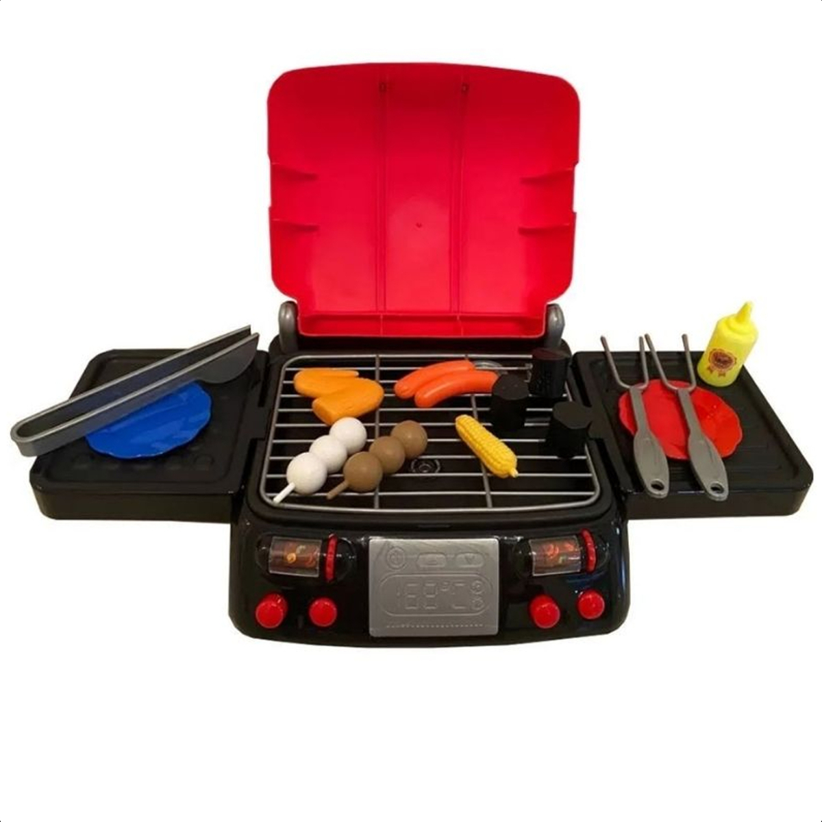 Brinquedo Churrasqueira Infantil Mini Chef com Som Luzes e Solta Fumaça - Xalingo 11509