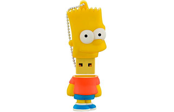 COMP Kit Pen Drive 8 Gb Simpsons Bart e Lisa Multilaser