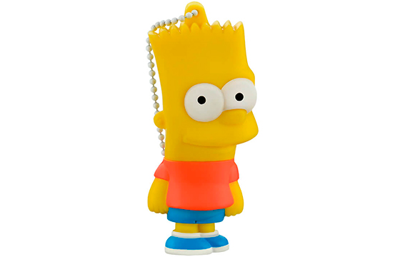 COMP Kit Pen Drive 8 Gb Simpsons Bart e Lisa Multilaser