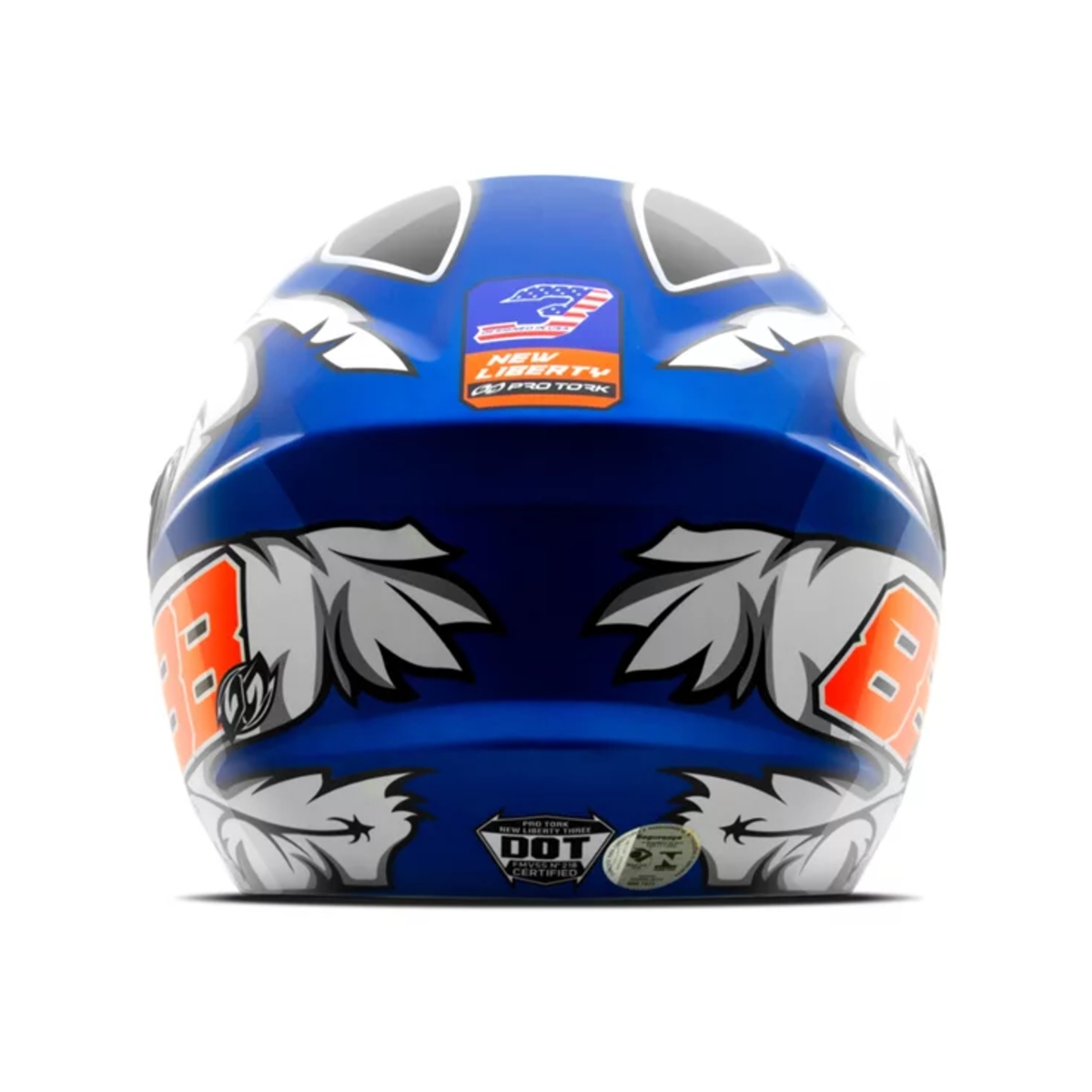 Capacete New Liberty Three GP 88 Azul Fosco Tam. 56 CAP-757AZ Pro Tork