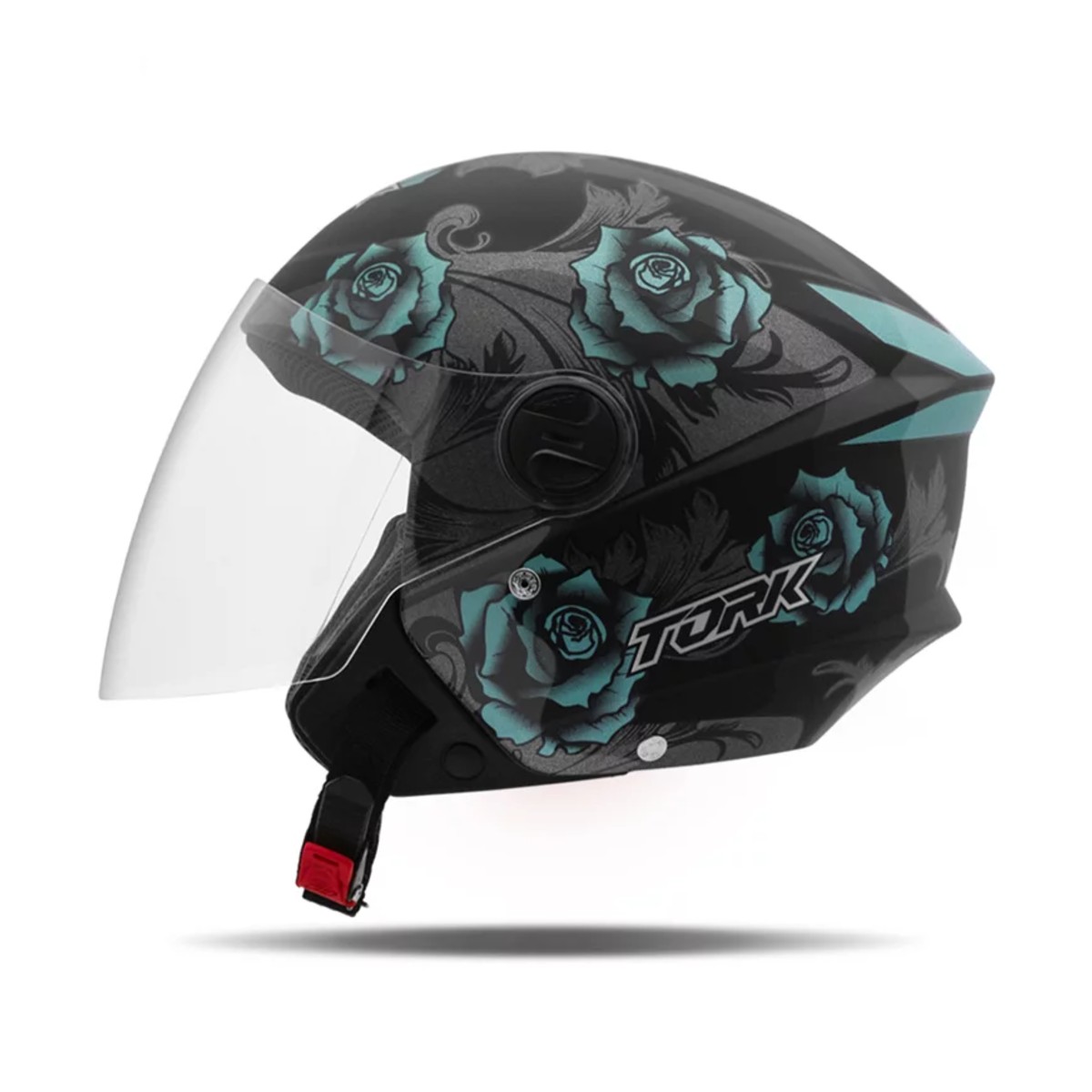 Capacete New Liberty Three Flowers Azul Brilhante Tamanho 60 CAP-762AZPT Pro Tork