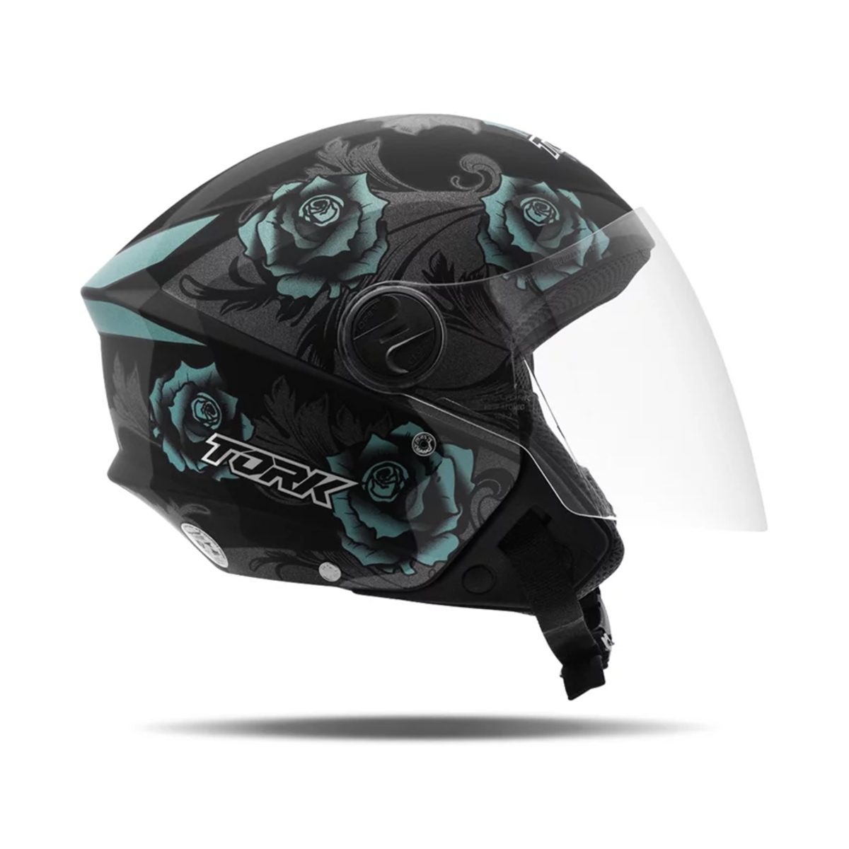 Capacete New Liberty Three Flowers Azul Brilhante Tamanho 60 CAP-762AZPT Pro Tork