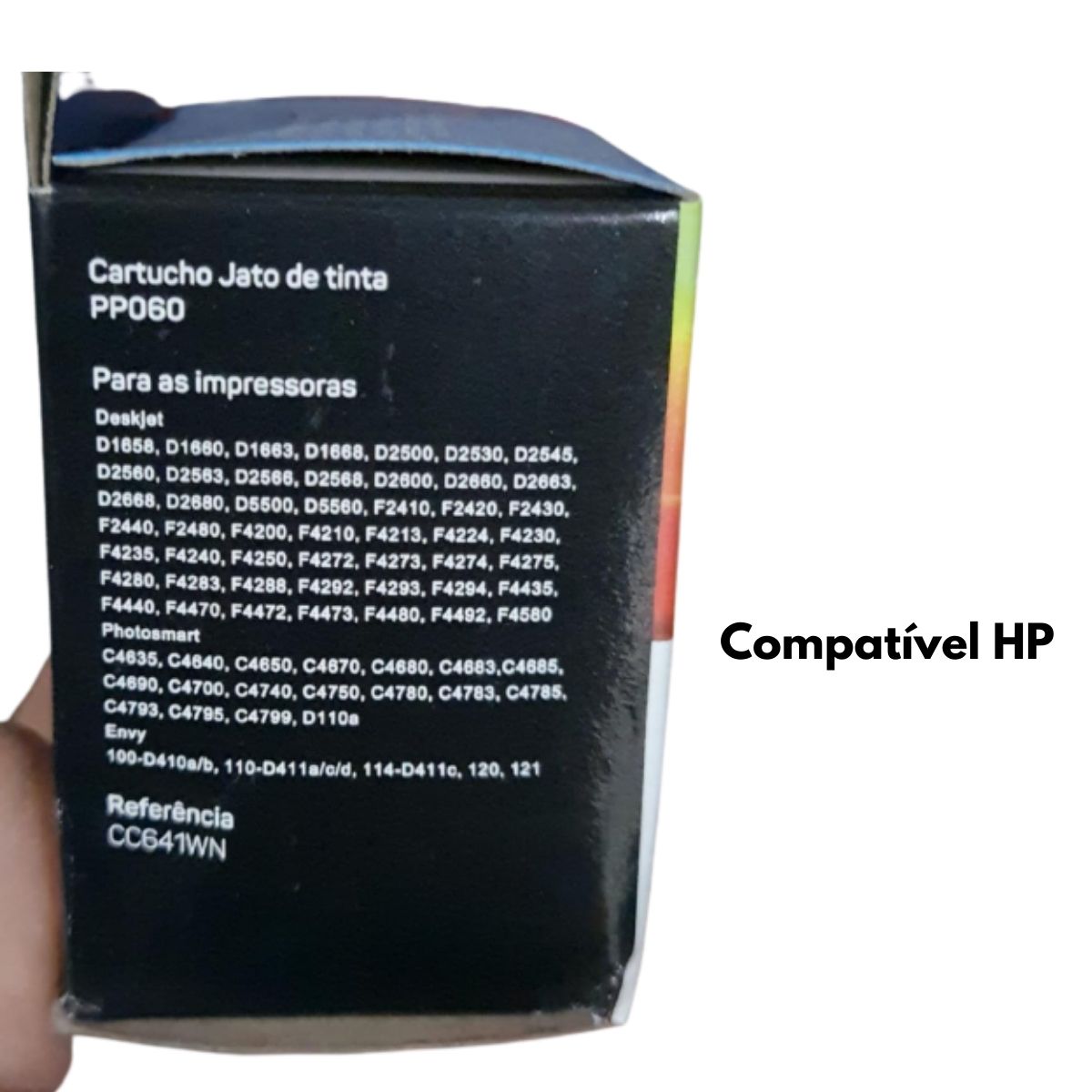 Cartucho jato de tinta compatível 60XL Preto - Multilaser PP060