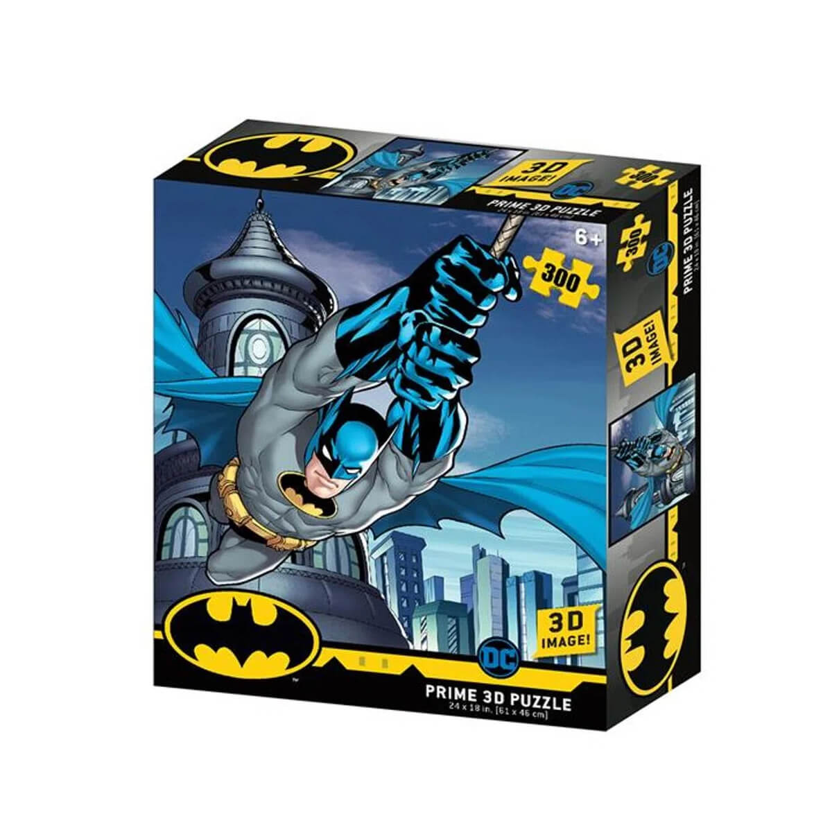 Brinquedo Quebra-Cabeça 3D Batman DC Comics 300 peças Multikids - BR1321