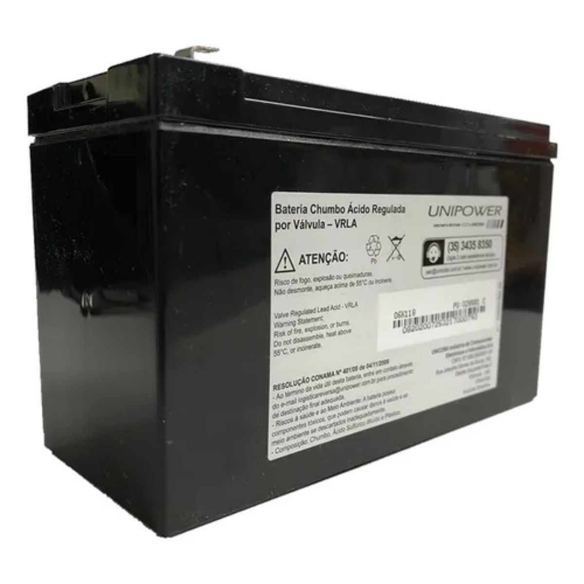 Bateria Selada para Nobreak 12V 7,0AH Unipower - Up1270E