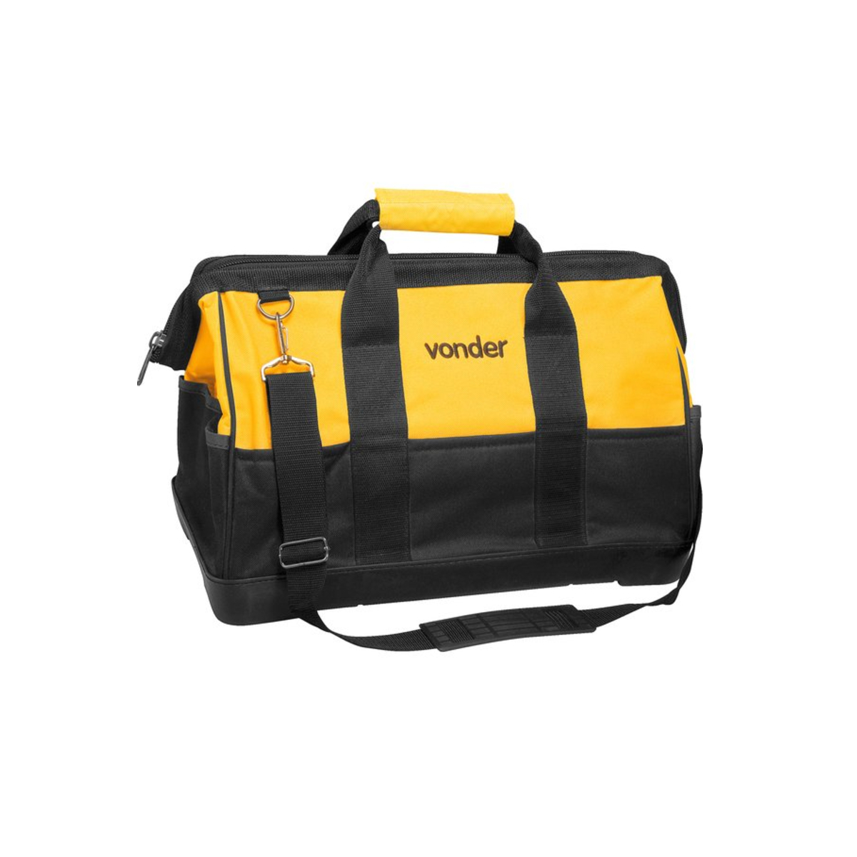 Bolsa em Lona para Ferramentas Reforçada 430 X 240 X 300mm Preta e Amarela Vonder - 35.40.432.430