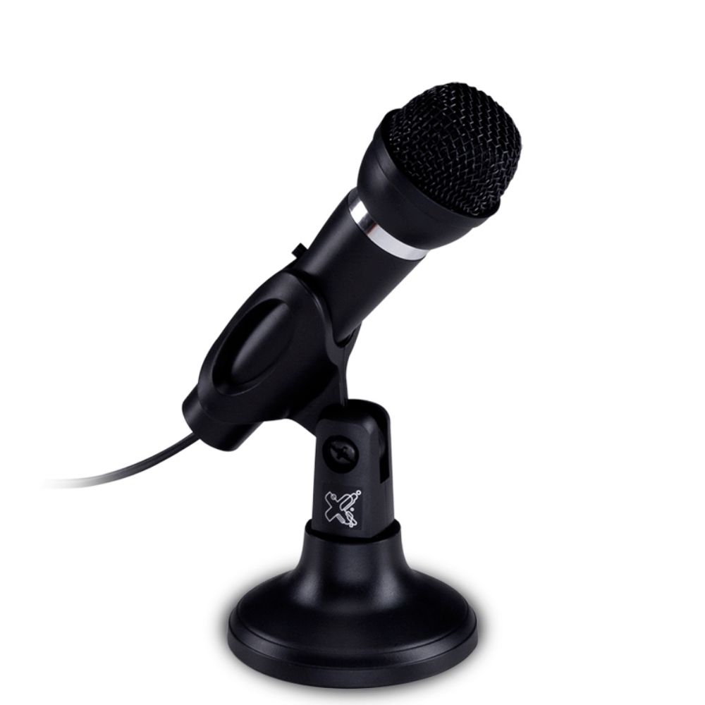 Microfone Studio Max para Mesa Preto P2 3,5mm Maxprint