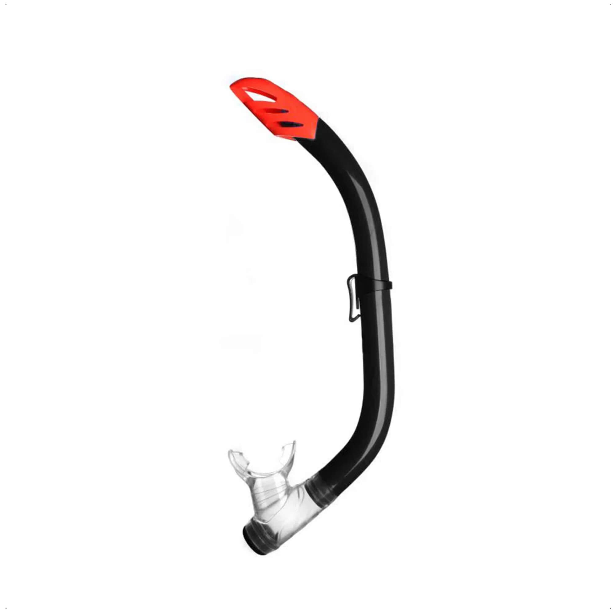 Kit Mergulho Máscara e Snorkel Adulto Preto Atrio - ES366