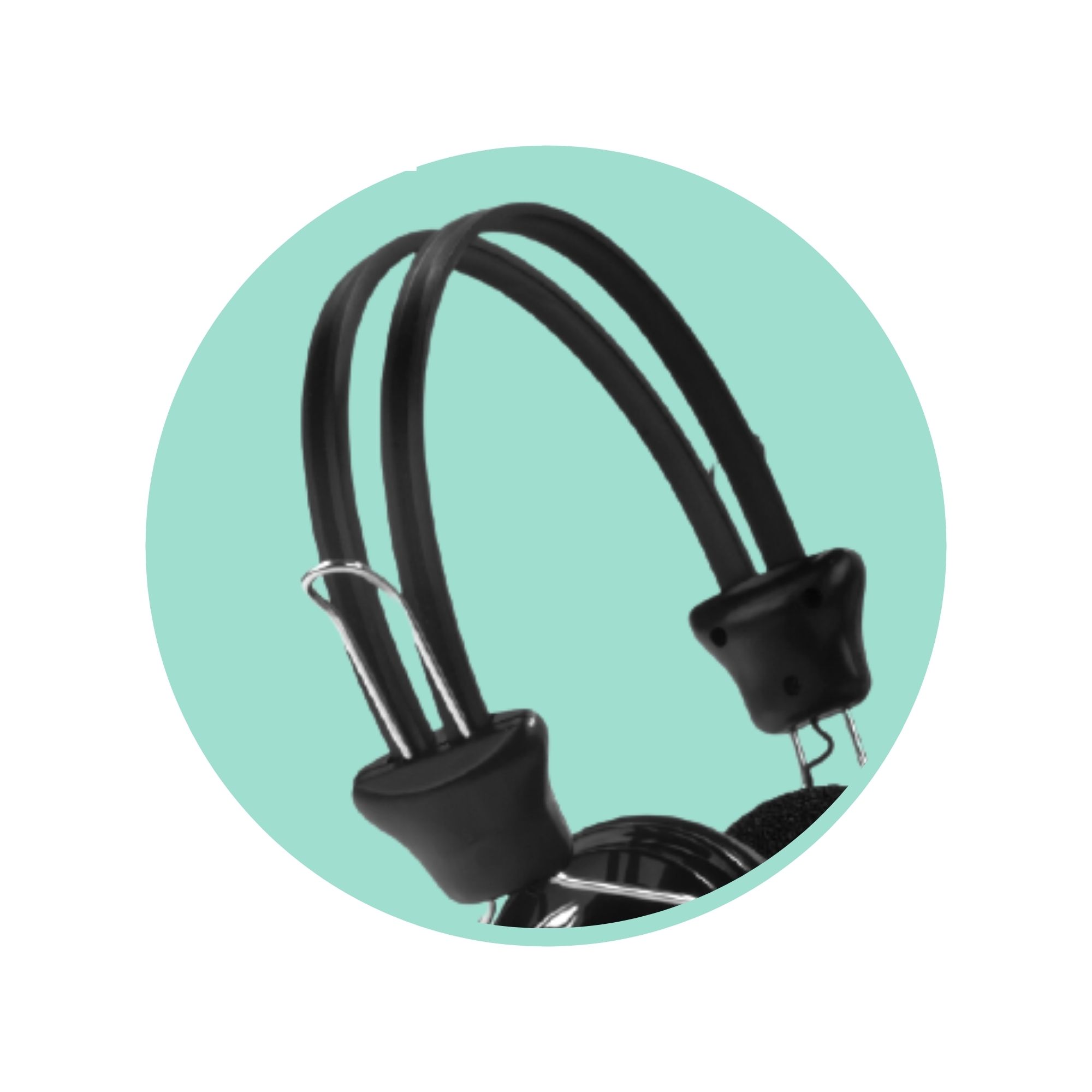 Fone de Ouvido Headset Tricerix P2 3,5mm Estéreo Microfone Integrado ao Cabo C3Tech - PH-80BK