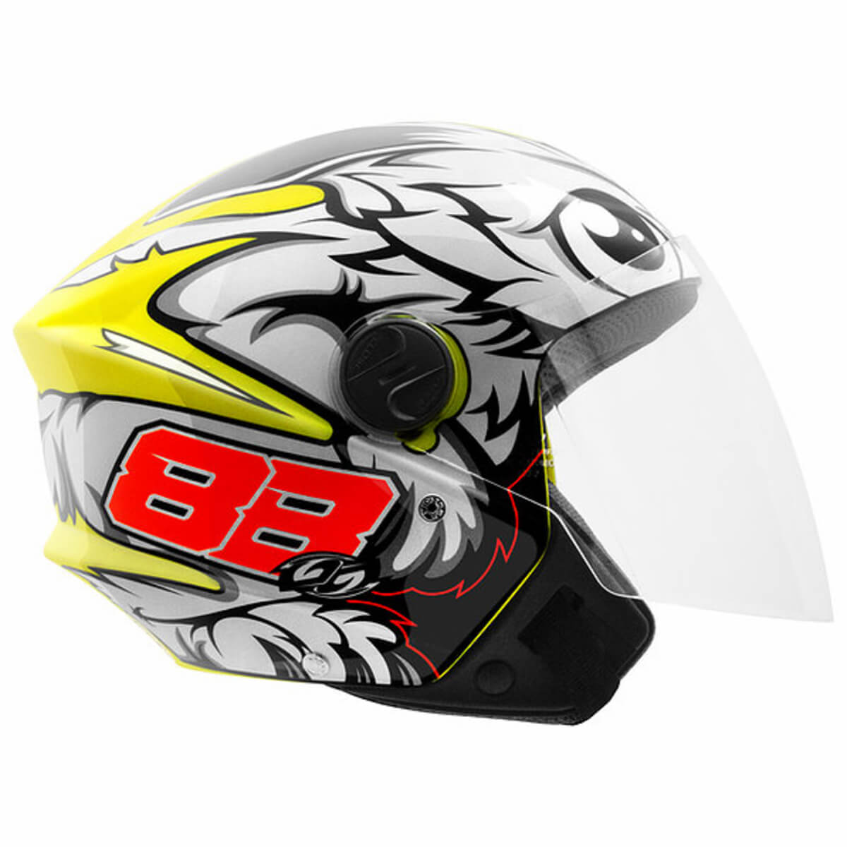 Capacete New Liberty 3 GP 88 Amarelo Brilhante Tamanho 56 Pro Tork - CAP-754AM