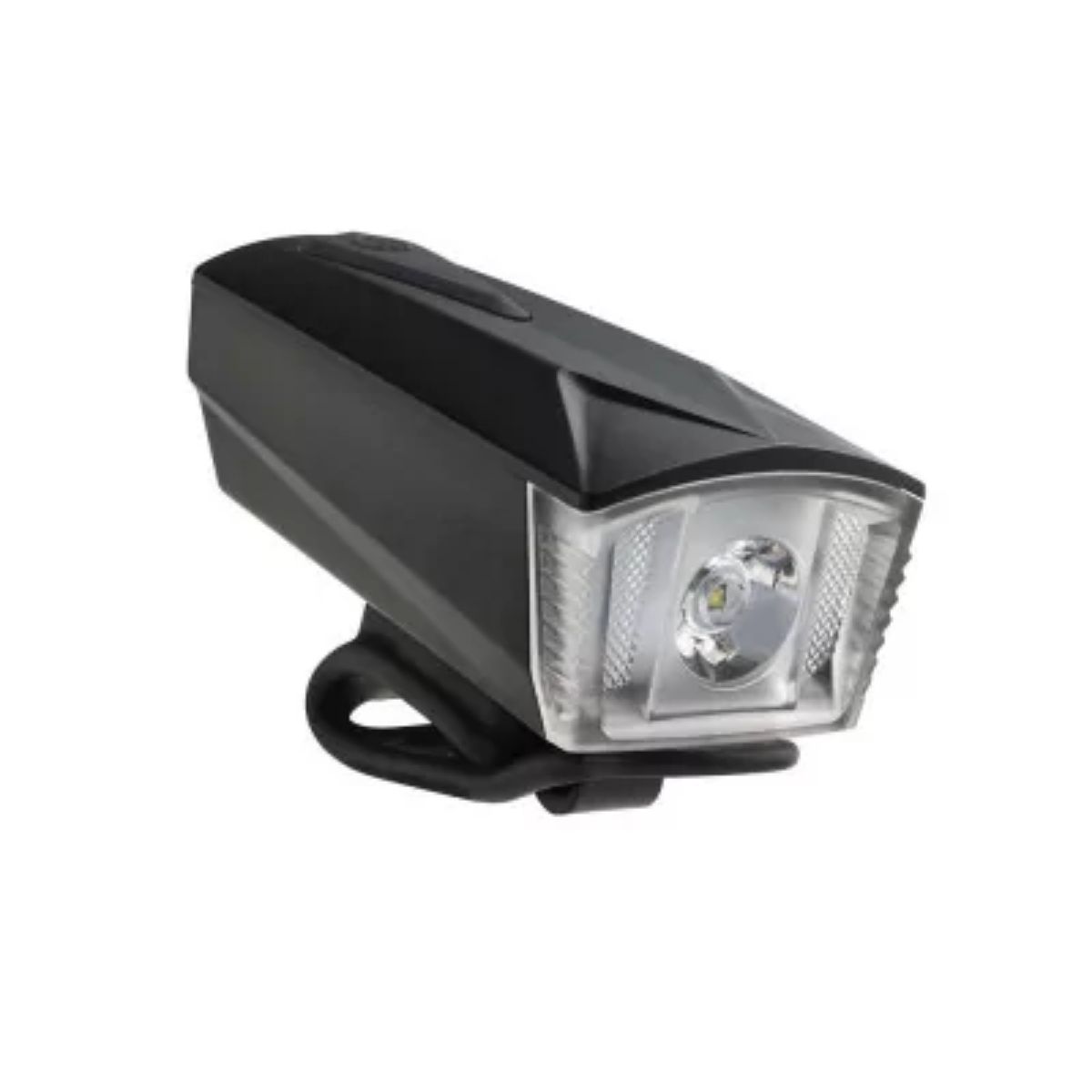 Farol Dianteiro 190L 1200mAh Recarregável Usb Bateria Até 12h Alcance 100m Preto Atrio - BI184