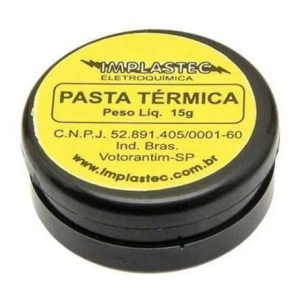 Pasta Térmica em Pote 15g Implastec