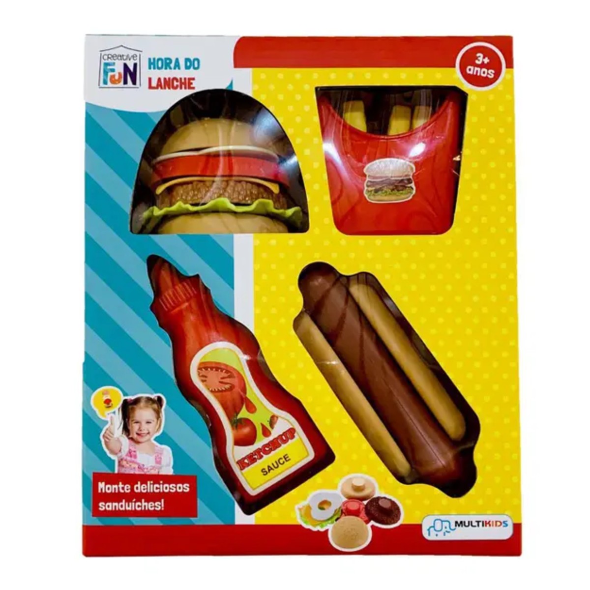 Creative Fun Hora Do Lanche Multikids - BR1233