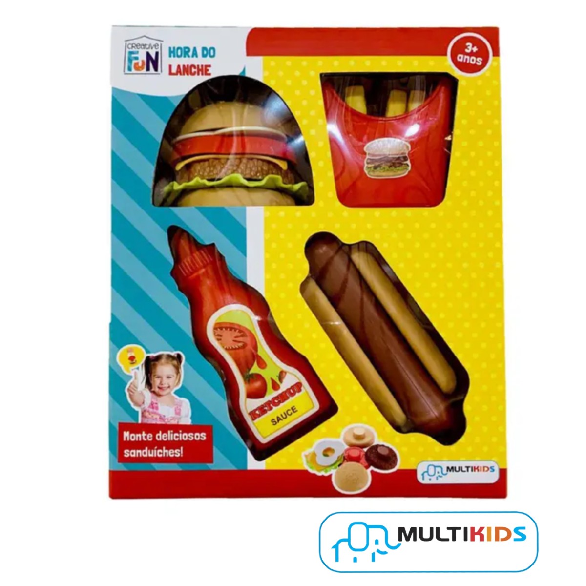 Creative Fun Hora Do Lanche Multikids - BR1233