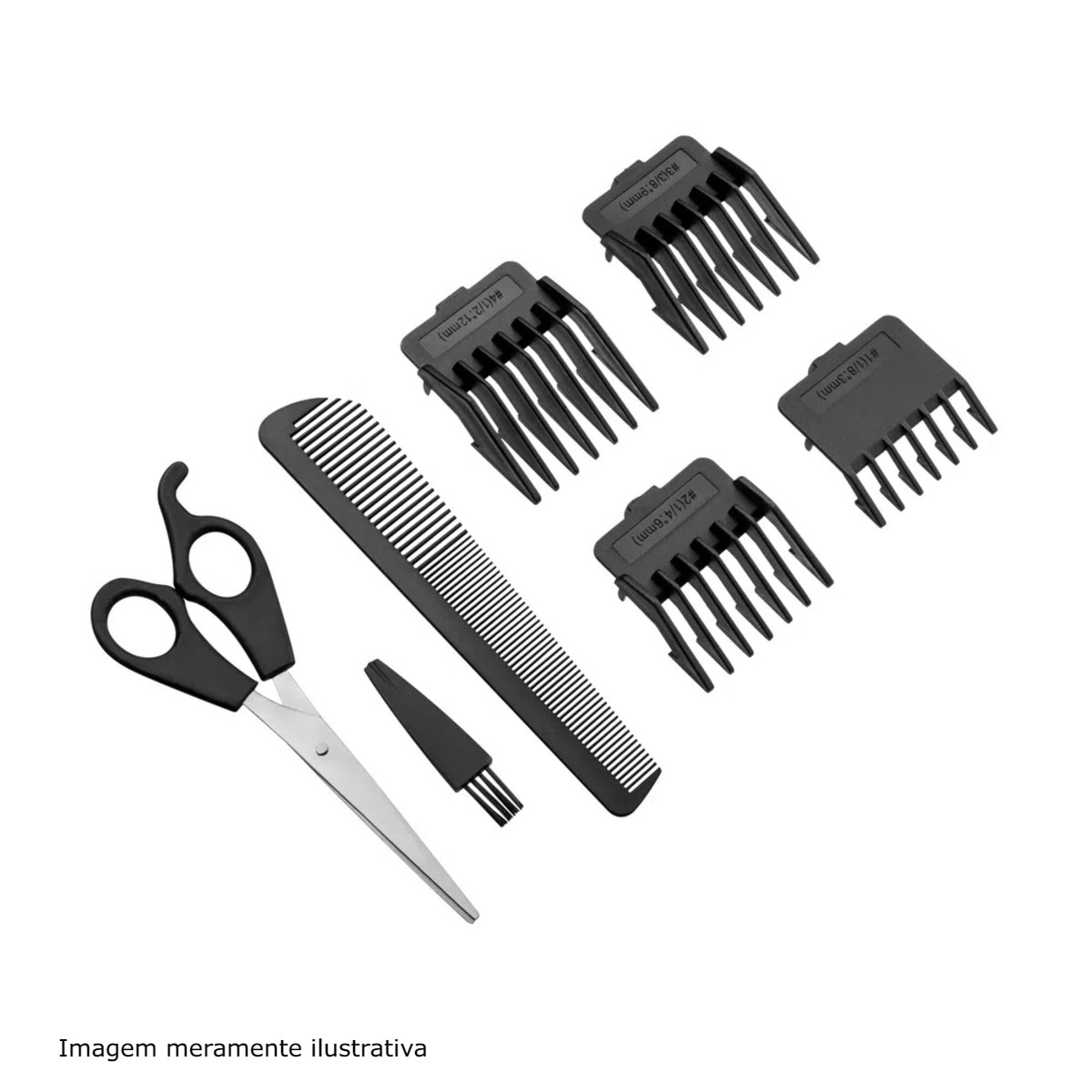 Cortador De Cabelo 4 Em 1 Multilaser 127V Preto - EB055