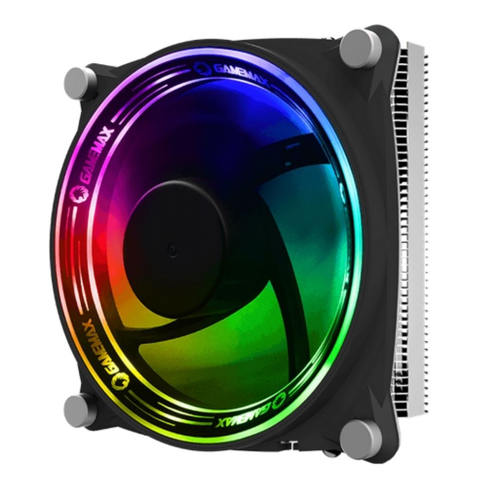 COMP Cooler para Processador Gamma 300 Rainbow ARGB 1900 RPM Intel AMD com Controladora RMT1673N Gamemax