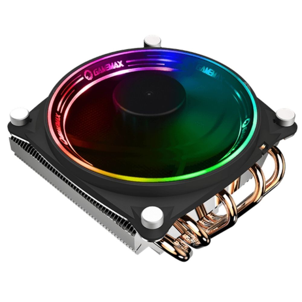 COMP Cooler para Processador Gamma 300 Rainbow ARGB 1900 RPM Intel AMD com Controladora RMT1673N Gamemax