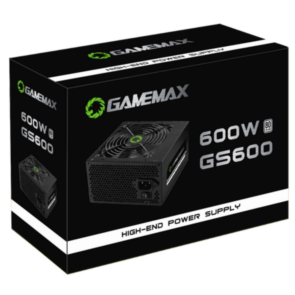 Fonte ATX 600W Gamer GS600 80 Plus Black PFC Ativo Gamemax 0100000307