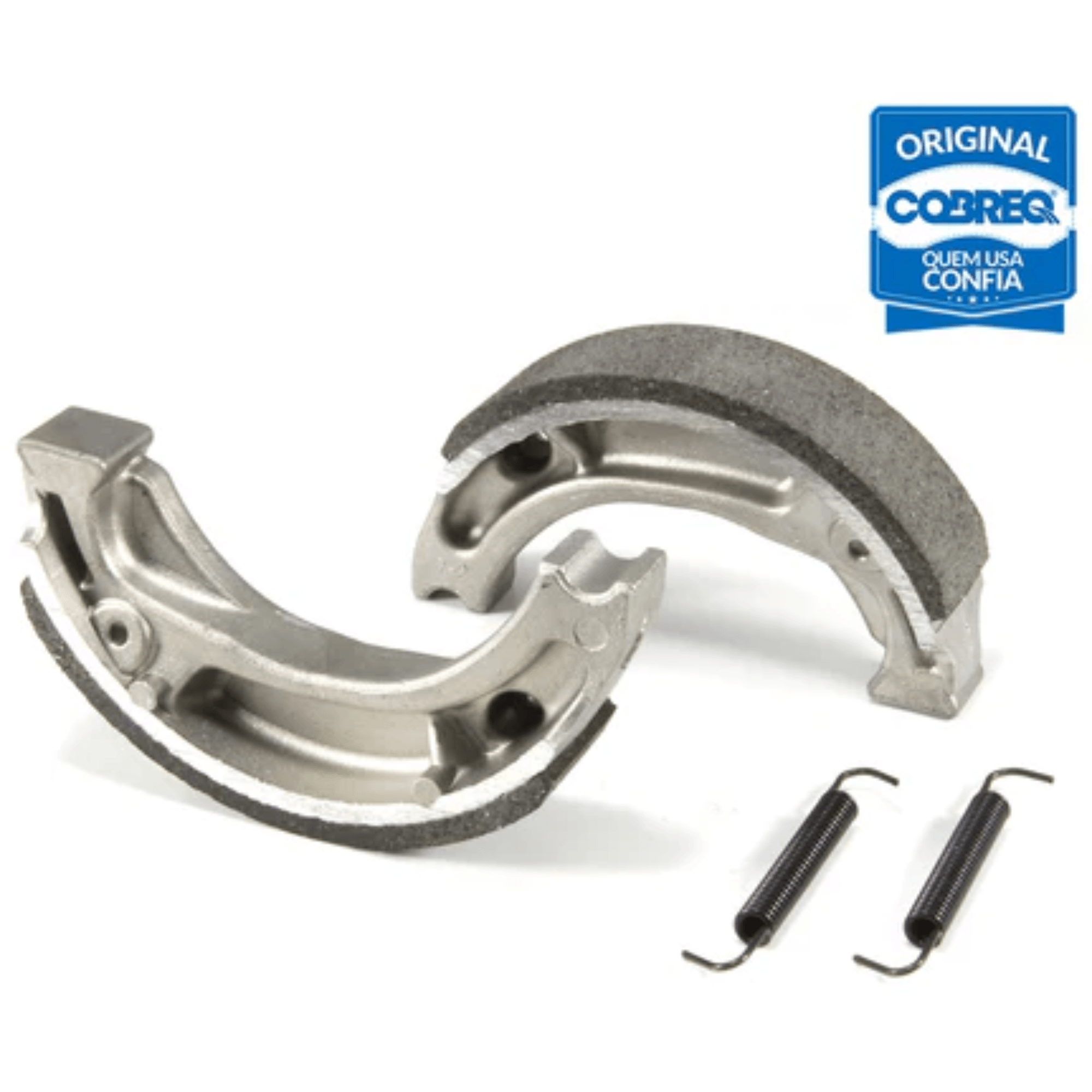 Conj. Lonas de Freio Dianteiro/Traseiro c/ Molas Honda Dafra Kasinski e Mais Cobreq - K0003200000